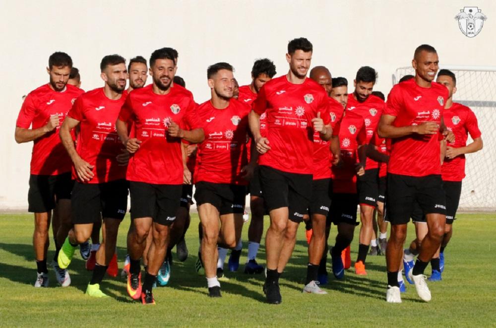 تدريبات منتخب الأردن لكرة القدم استعدادا لبطولة غرب آسيا. الاتحاد الأردني لكرة القدم