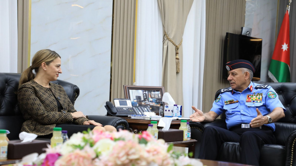 مدير الأمن العام يلتقي السفيرة الأميركية.(مديرية الأمن العام)