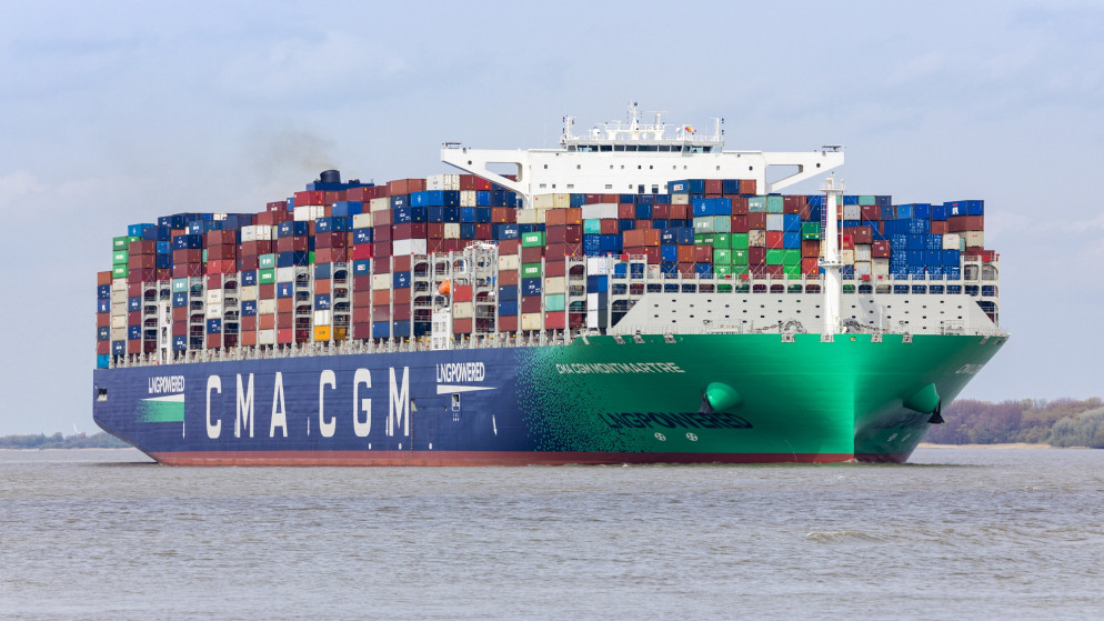 صورة توضيحية لـ CMA CGM TAGE سي إم أي سي جي إم تَيج. (istockphoto)