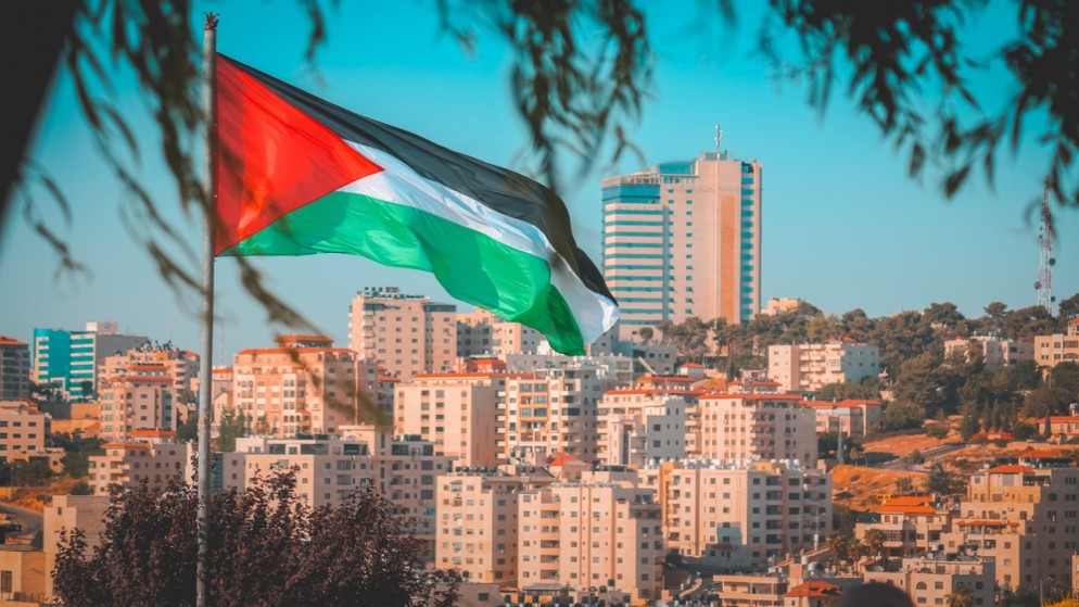 علم فلسطين. (Shutterstock)