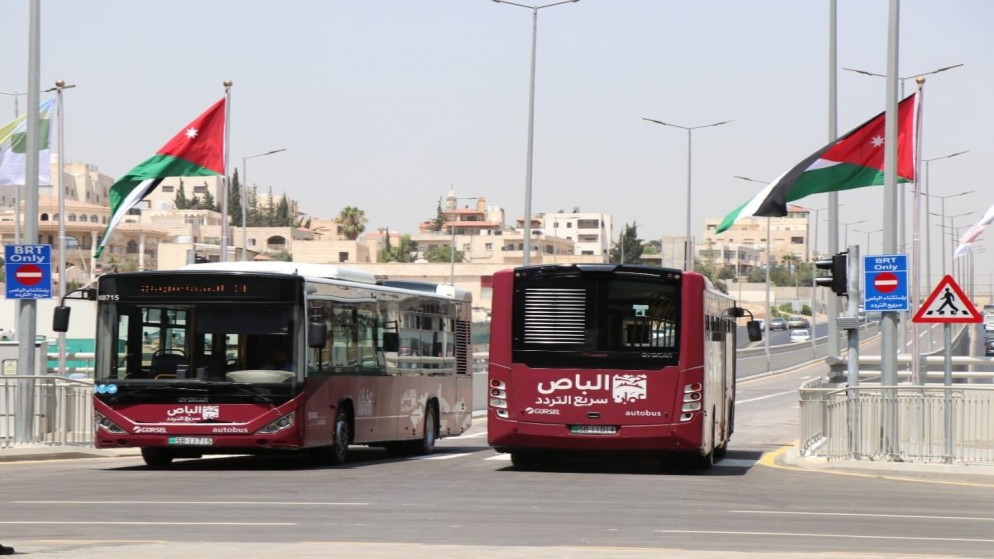 الباص السريع في عمان.(أمين عمان عبر تويتر)