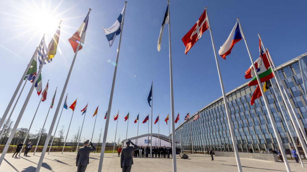 مقر حلف شمال الأطلسي في بروكسل. (الناتو)