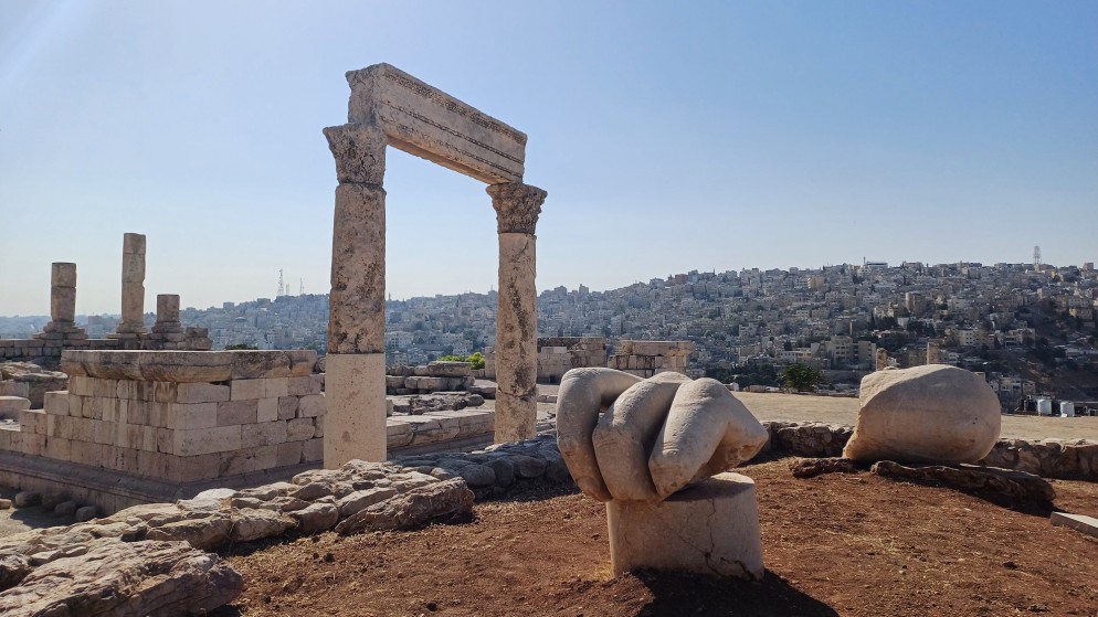 جبل القلعة في العاصمة عمان.(المملكة)