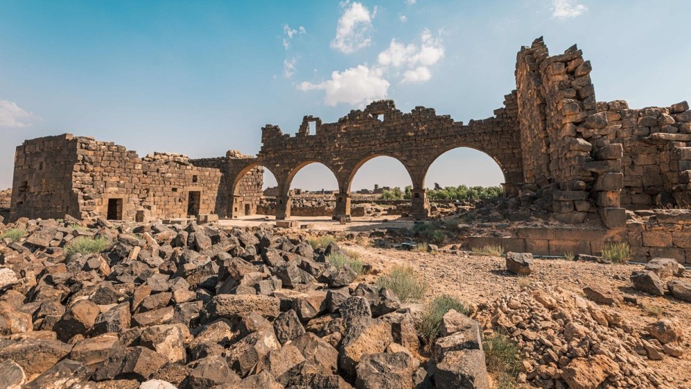 موقع "مدينة أم الجمال" الأثرية في محافظة المفرق