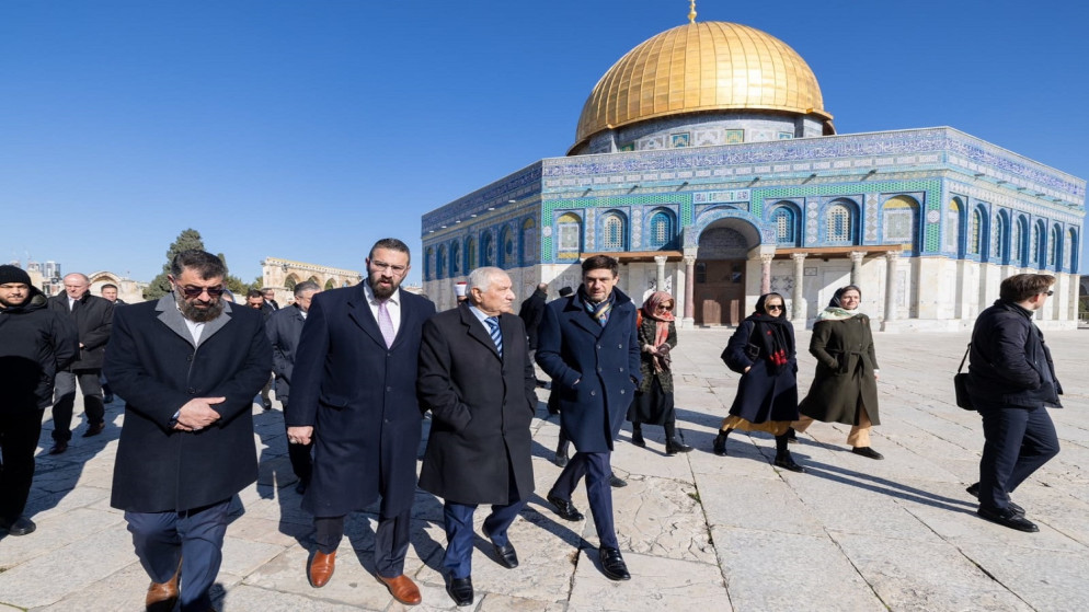 زيارة بعثات الاتحاد الأوروبي في فلسطين للمسجد الأقصى في القدس المحتلة. (الاتحاد الأوروبي)