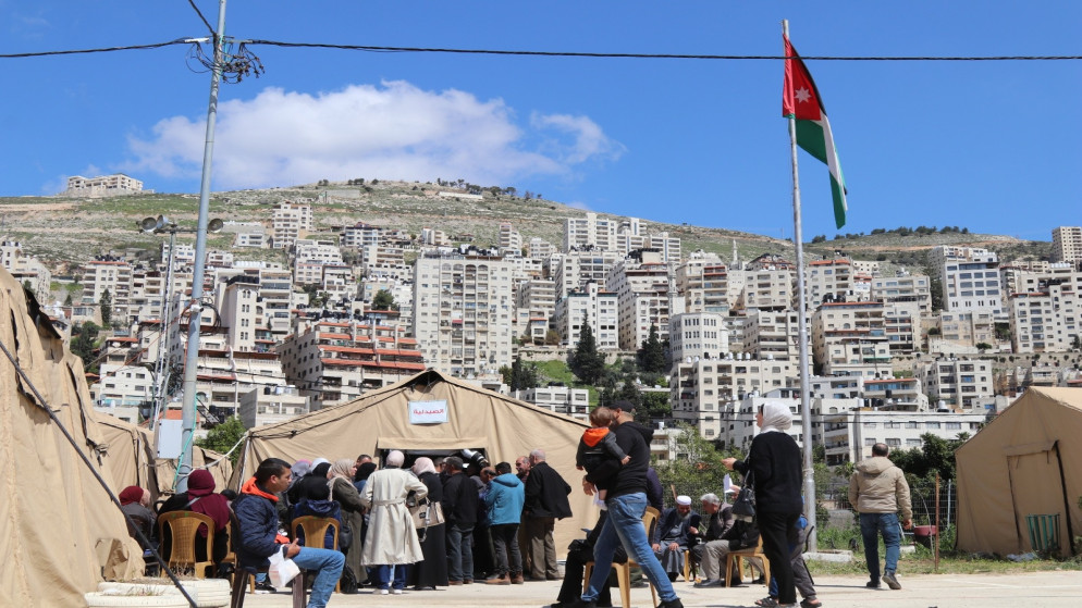 المستشفى الميداني الأردني نابلس/6 يباشر استقبال المرضى وتقديم خدمات طبية شاملة. (المملكة)