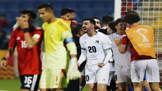  منتخب فلسطين يتأهل لبطولة كأس العرب 2026 