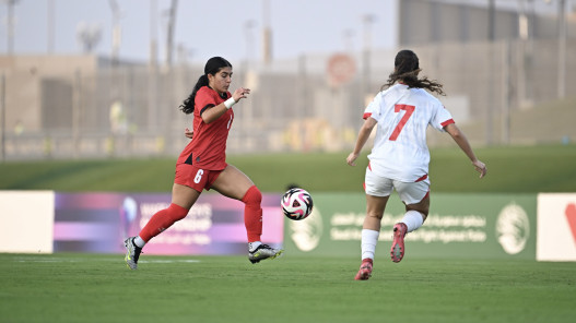  المنتخب النسوي يفوز على نظيره اللبناني ويبلغ نصف نهائي غرب آسيا 
