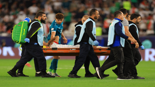  إصابة يزن النعيمات بقطع في الرباط الصليبي الأمامي 