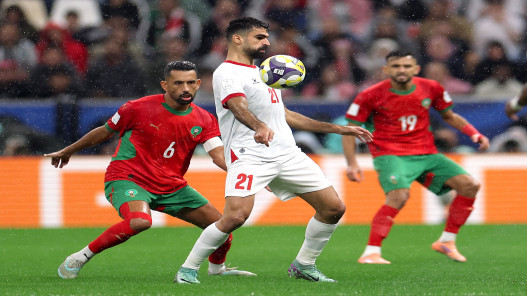  المنتخب المغربي يتقدم على النشامى بهدف (تحديث مستمر) 