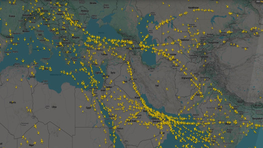  إيران تغلق مؤقتا مجالها الجوي أمام معظم الرحلات 