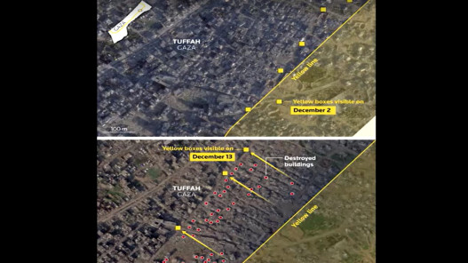  رويترز: صور أقمار صناعية تُظهر توسع سيطرة الاحتلال الإسرائيلي في غزة 