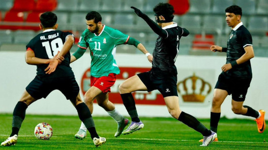  تعادل سلبي بين الوحدات والأهلي في دوري المحترفين 