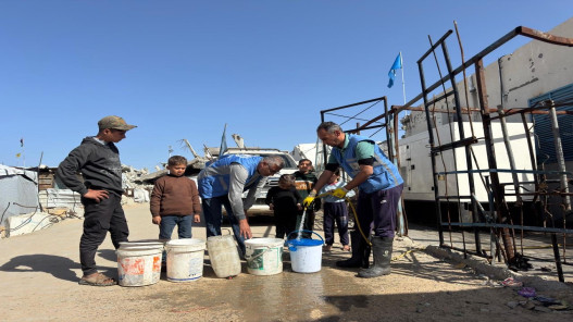  لازاريني: نوفر يوميا 4.6 ملايين لتر من المياه النظيفة لأكثر من 620 ألف نازح في غزة 