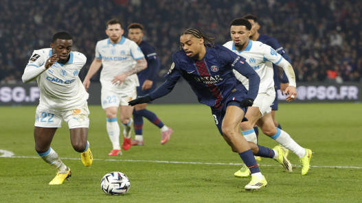  ثنائية ديمبلي تقود سان جيرمان لفوز ساحق 5-صفر على مرسيليا بالدوري 