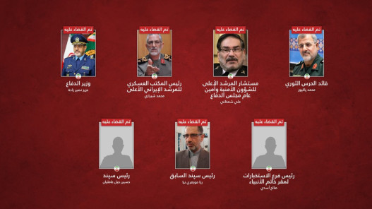  إسرائيل تعلن مقتل قائد الحرس الثوري ووزير الدفاع وشمخاني وآخرون 