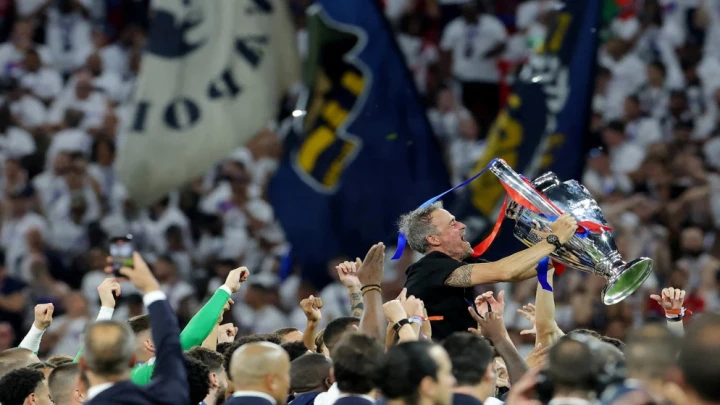 باريس سان جيرمان يتوج بلقب دوري أبطال أوروبا بعد فوزه على أرسنال